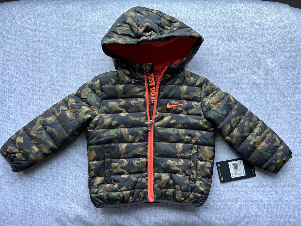 Nike Camo Puffer Jacket Size 18 Months New w/Tags
